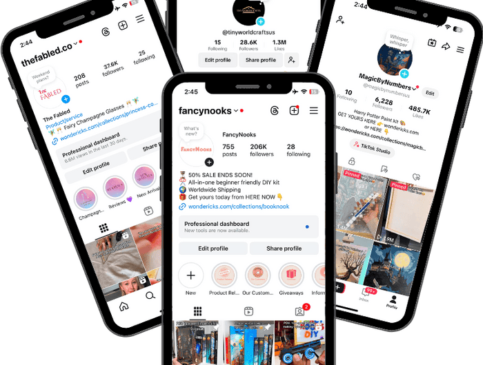 <h2>🧚 <em>Over 1 Billion views on TikTok & Instagram Reels. </em></h2><h2><em>Join the community that’s falling in love with our products.</em></h2><h4>⭐⭐⭐⭐⭐<br/></h4><p>🔥 As seen in videos by @<span style="text-decoration:underline">fancynooks @thefabled.co</span> @<span style="text-decoration:underline">gondartbynumbers</span> @<span style="text-decoration:underline">magicbynumbersus</span> and many more<br/></p>