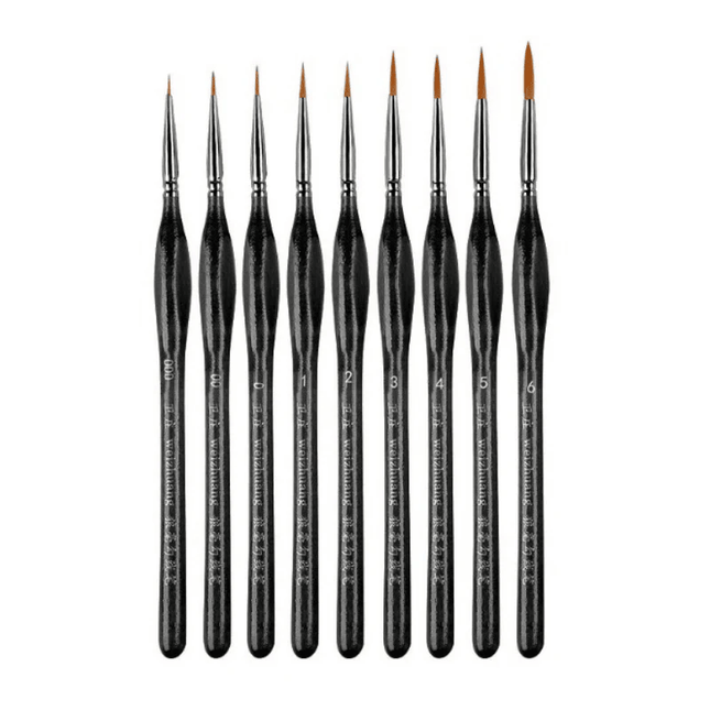 9 Professional Painting Brushes