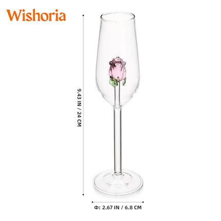 Crystal Rose Glass